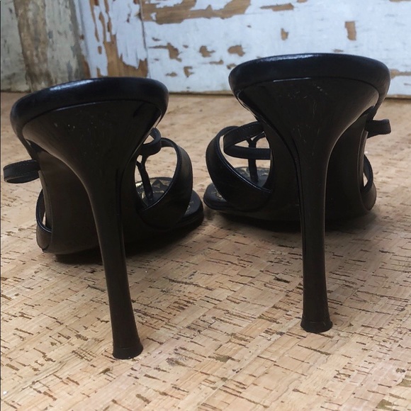 Sergio Rossi Sandal Slide Stiletto EUC sz 40 - Picture 5 of 8